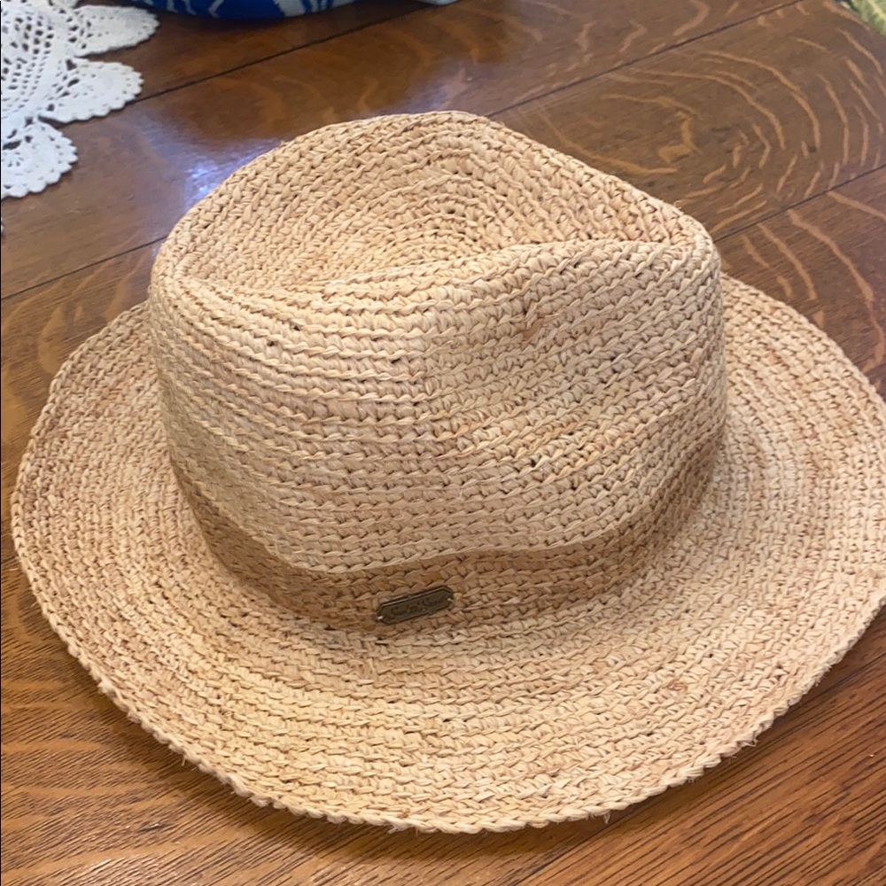Classic Tan Woven Fedora